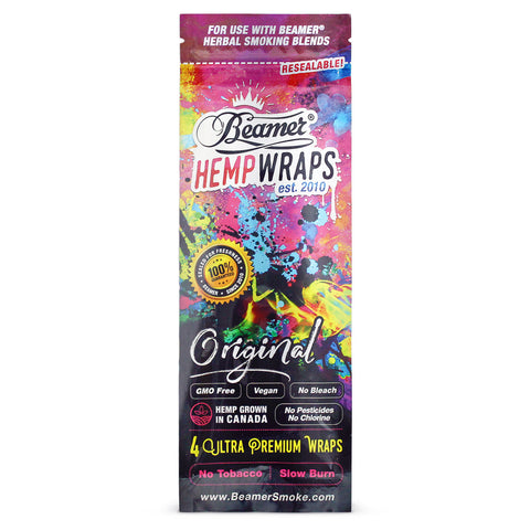 Beamer Vegan Hemp Wraps - 4 Packs - Lighter USA