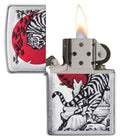 Zippo Lighter - Asian Tiger Design - Lighter USA