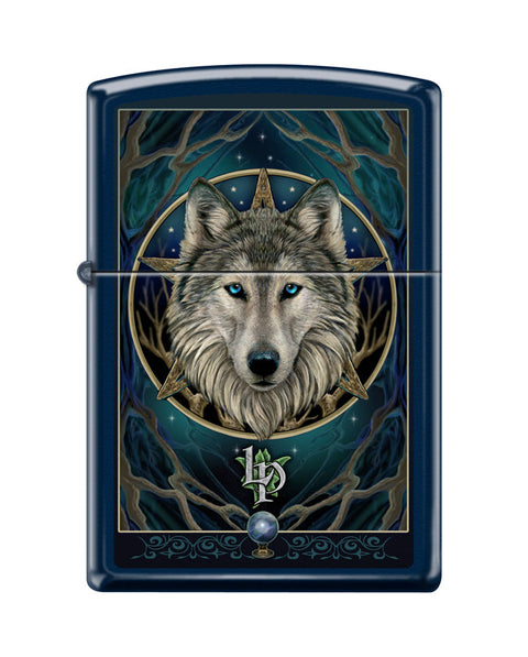 Zippo Lighter - Lisa Parker Wolf Design - Lighter USA