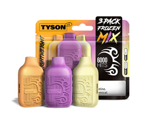 Tyson 2.0 Lightweight 6000 Hits 3 Pack Vape