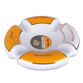 Cohiba Circle Ceramic Ashtray 4 Cigar Holder - White - Lighter USA