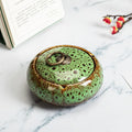 Ceramic Ashtray w/ Deer Knob Lid - Lighter USA