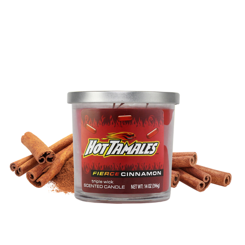 Hot Tamales Cinnamon  Scented Candle - Lighter USA