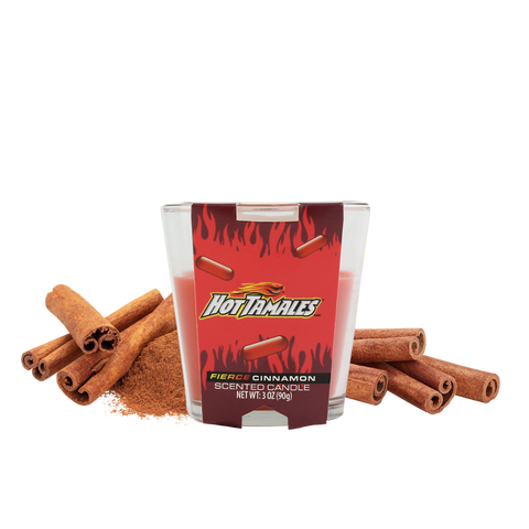 Hot Tamales Cinnamon  Scented Candle - Lighter USA