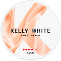 Kelly White Sweet Peach Slim Nicotine Pouches (5 Pack) - 8mg