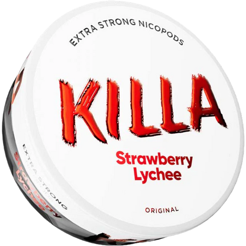 Killa Strawberry Lychee 13.2mg Nicotine Pouches (5 Pack) -