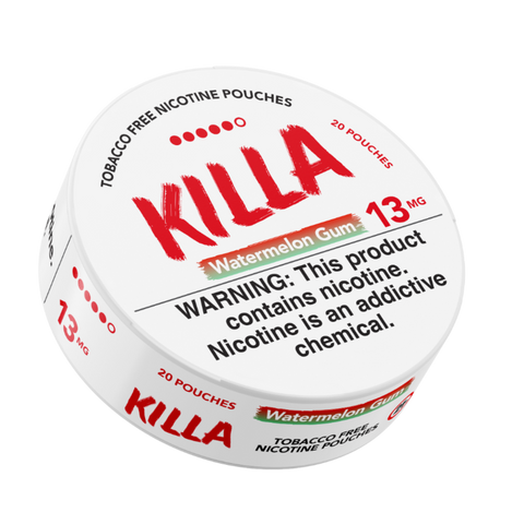 Killa Watermelon Gum 13mg Nicotine Pouches (5 Pack) -