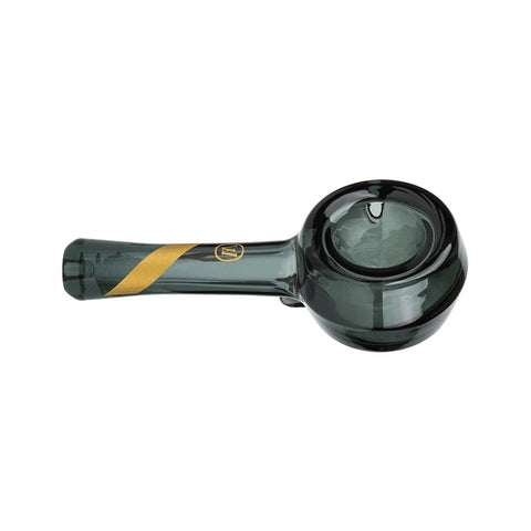 Marley Natural Smoked Glass Spoon Pipe - Lighter USA