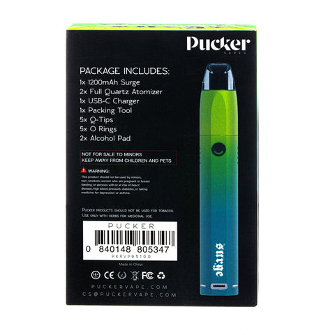 Pucker Surge - Concentrate Vaporizer - Lighter USA