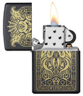 Zippo Lighter - R'lyeh Sea Monster Design Black Matte - Lighter USA