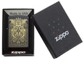 Zippo Lighter - R'lyeh Sea Monster Design Black Matte - Lighter USA