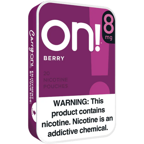 ON! Berry Nicotine Pouches (5 Pack) - 8mg