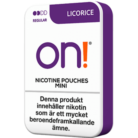 ON! Licorice Nicotine Pouches (5 Pack) - 3mg