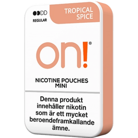 ON! Tropical Spice Nicotine Pouches (5 Pack) - 3mg