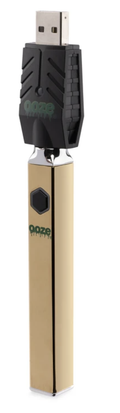 Ooze Quad 510 Thread 500 mAh Square Vape Pen Battery + USB Charger - Lighter USA