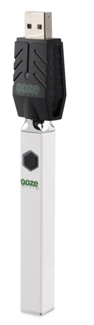 Ooze Quad 510 Thread 500 mAh Square Vape Pen Battery + USB Charger - Lighter USA