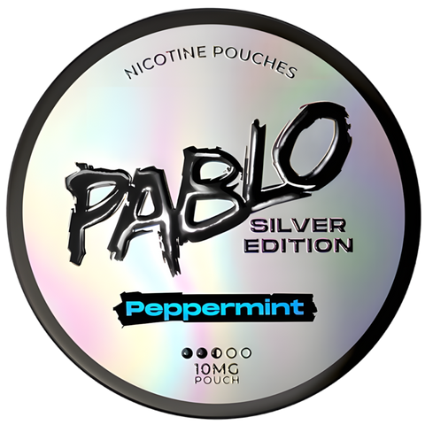 Pablo Silver Edition Peppermint 10mg Nicotine Pouches (5 Pack) -