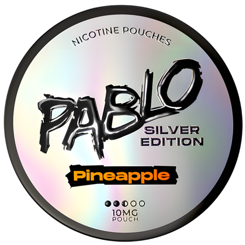 Pablo Silver Edition Pineapple 10mg Nicotine Pouches (5 Pack) -