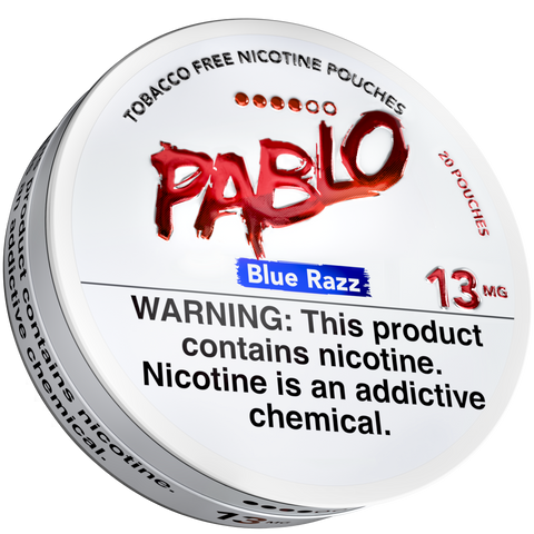 Pablo Nicotine Pouches Blue Razz - 5 Pack - 13mg