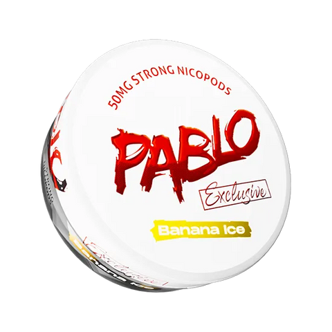 Pablo Exclusive Nicotine Pouches Banana Ice 30MG - 5 Pack -