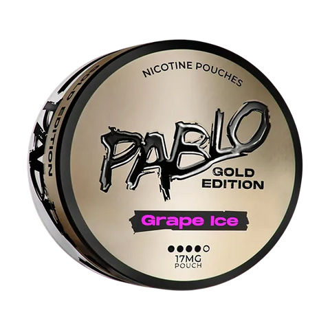 Pablo Nicotine Pouches Gold Edition Grape Ice 17MG -