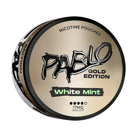Pablo Nicotine Pouches Gold Edition White Mint 17MG -