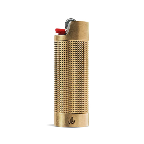 Brass Gold Sleeve Case for BIC Lighter - Lighter USA