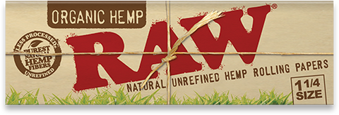 RAW Organic Rolling Papers - 1¼ - Lighter USA