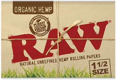 RAW Organic Rolling Papers - 1½ - Lighter USA