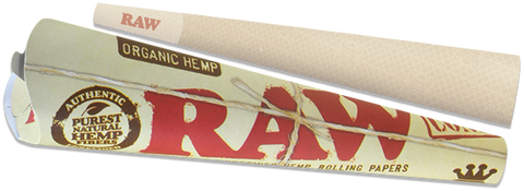 RAW Organic Kingsize Cones - Lighter USA