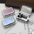 Ashtray with Lockable Lid Portable Metal Desktop Ash Case Outdoor Pocket Ashtray - Lighter USA