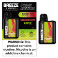 Breeze Prime Disposable Vape - 6000 Puffs - Lighter USA