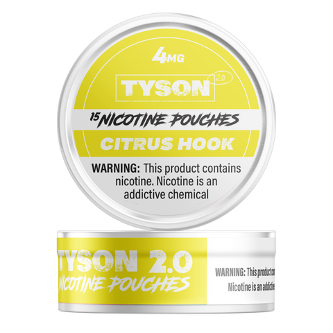 Tyson 2.0 Nicotine Pouches Citrus Hook - 5 Pack