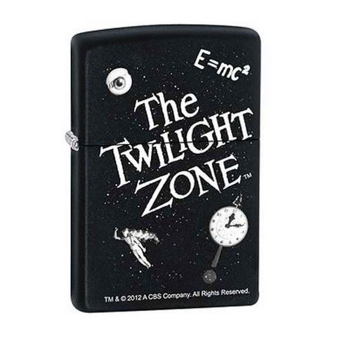 Zippo Lighter - The Twilight Zone Black Matte - Lighter USA