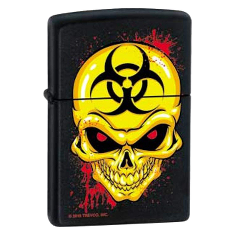 Zippo Lighter - Biohazard Skull - Lighter USA