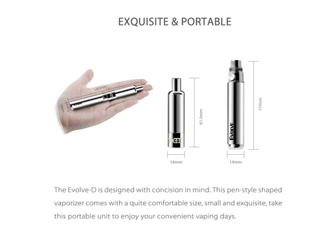 Yocan Evolve D Dry Herb Vaporizer - Lighter USA