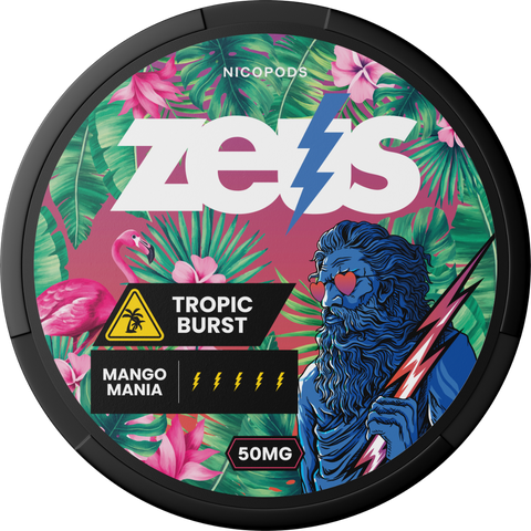Zeus Tropic Burst Nicotine Pouches (5 Pack) - 25mg