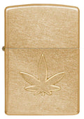 Zippo Lighter - Stamped Cannabis - Lighter USA