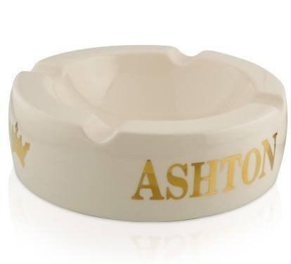 Ashton Ashtray - White - Lighter USA