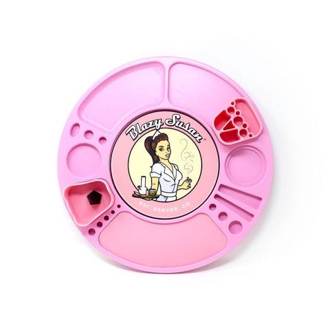 Copy of Blazy Susan Spinning Rolling Tray - Pink - Lighter USA