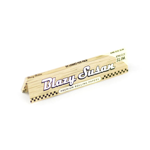 Blazy Susan King Size Unbleached Rolling Papers - Lighter USA