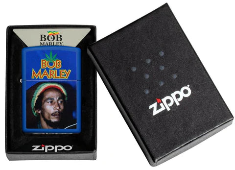 Zippo Lighter - Bob Marley Royal Blue - Lighter USA