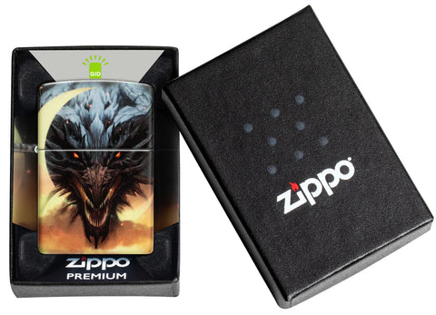 Zippo Lighter - Dragon in a Starry Sky