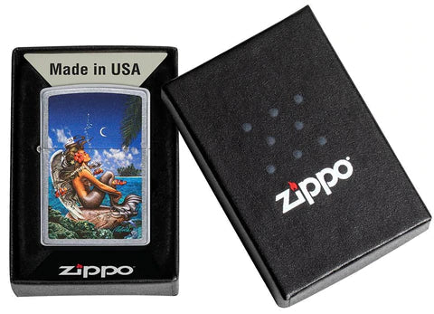 Zippo Lighter - Rick Rietveld Mermaid - Lighter USA