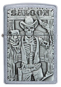 Zippo Lighter - Saloon Skull - Lighter USA