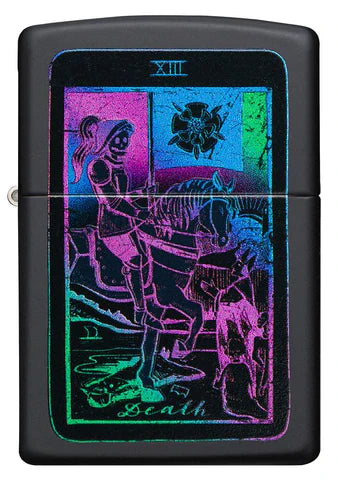 Zippo Lighter - Black Light Tarot Card - Lighter USA