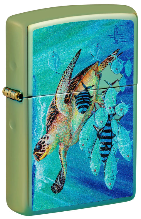 Zippo Lighter - Guy Harvey Hawksbill Turtle