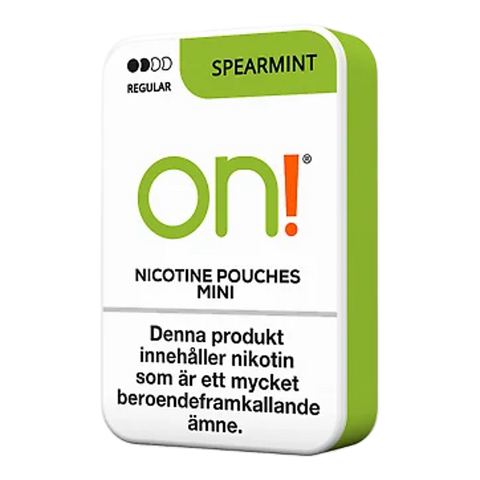 ON! Spearmint Nicotine Pouches (5 Pack) - 3mg