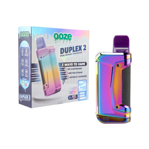 Ooze Duplex 2 - Cartridge & Wax 900 mAh Vaporizer - Lighter USA