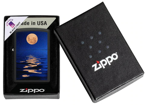 Zippo Lighter - Full Moon - Lighter USA